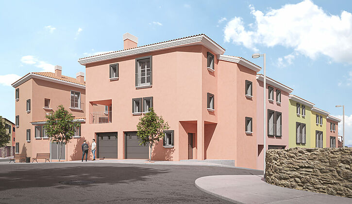 Casa número 10 de nova construcció al centre del poble de Perelada.