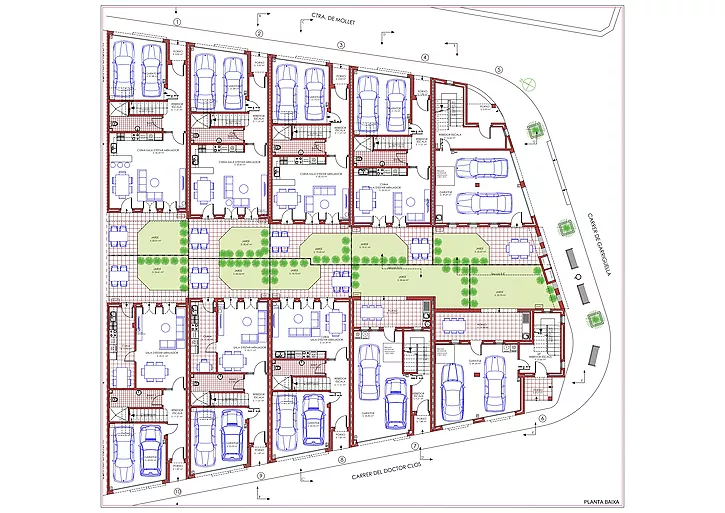 Maison nouvellement construite au centre du village de Perelada.